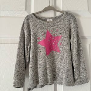 Gap Sweater with Pink Star Design